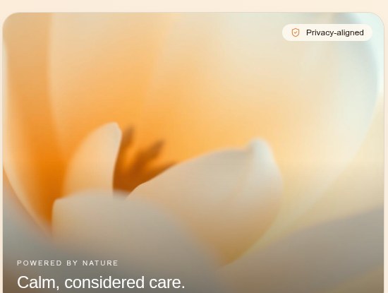 The Botanist Health patient portal, botanical landing experience